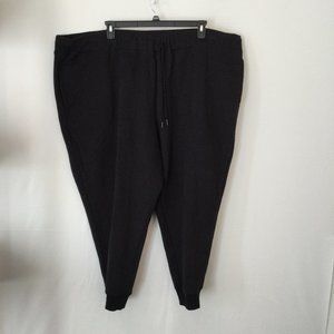 Evri Woman Plus Size 4X Tapered Leg Active Pants Pull On With Drawstring NEW NWT